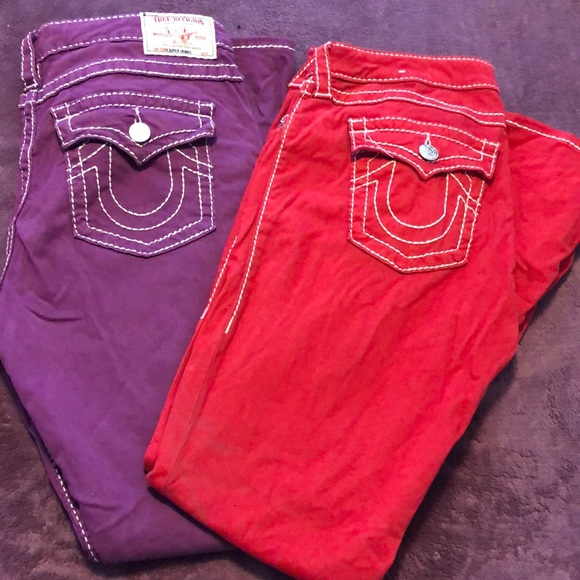 red true religion jeans womens